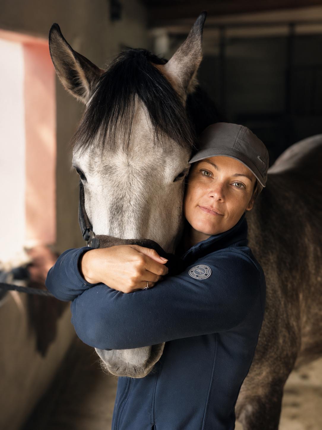 Janine with her horse